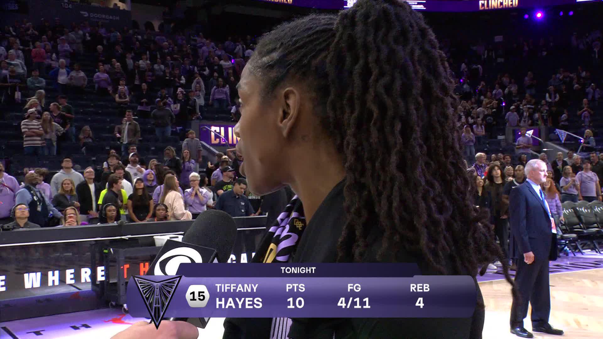 Tiffany Hayes Postgame (KPIX) | 8/17/26